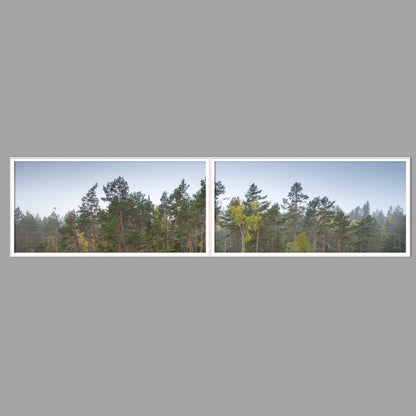 LED-Wandbild Zweiteiler quer 240x60 cm – Seen & Flüsse
