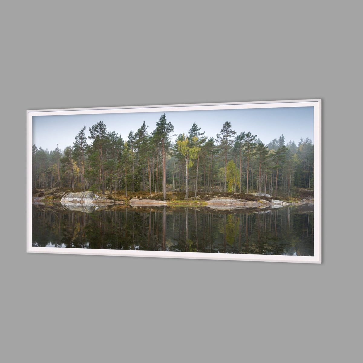 LED-Wandbild 60x120 cm quer – Seen & Flüsse