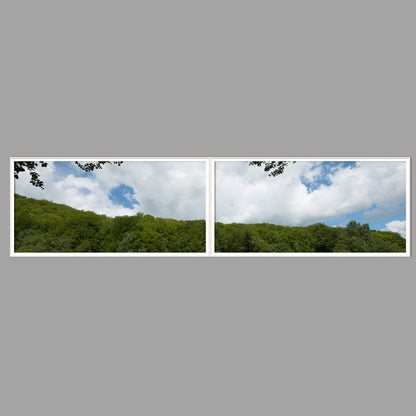 LED-Wandbild Zweiteiler quer 240x60 cm – Seen & Flüsse