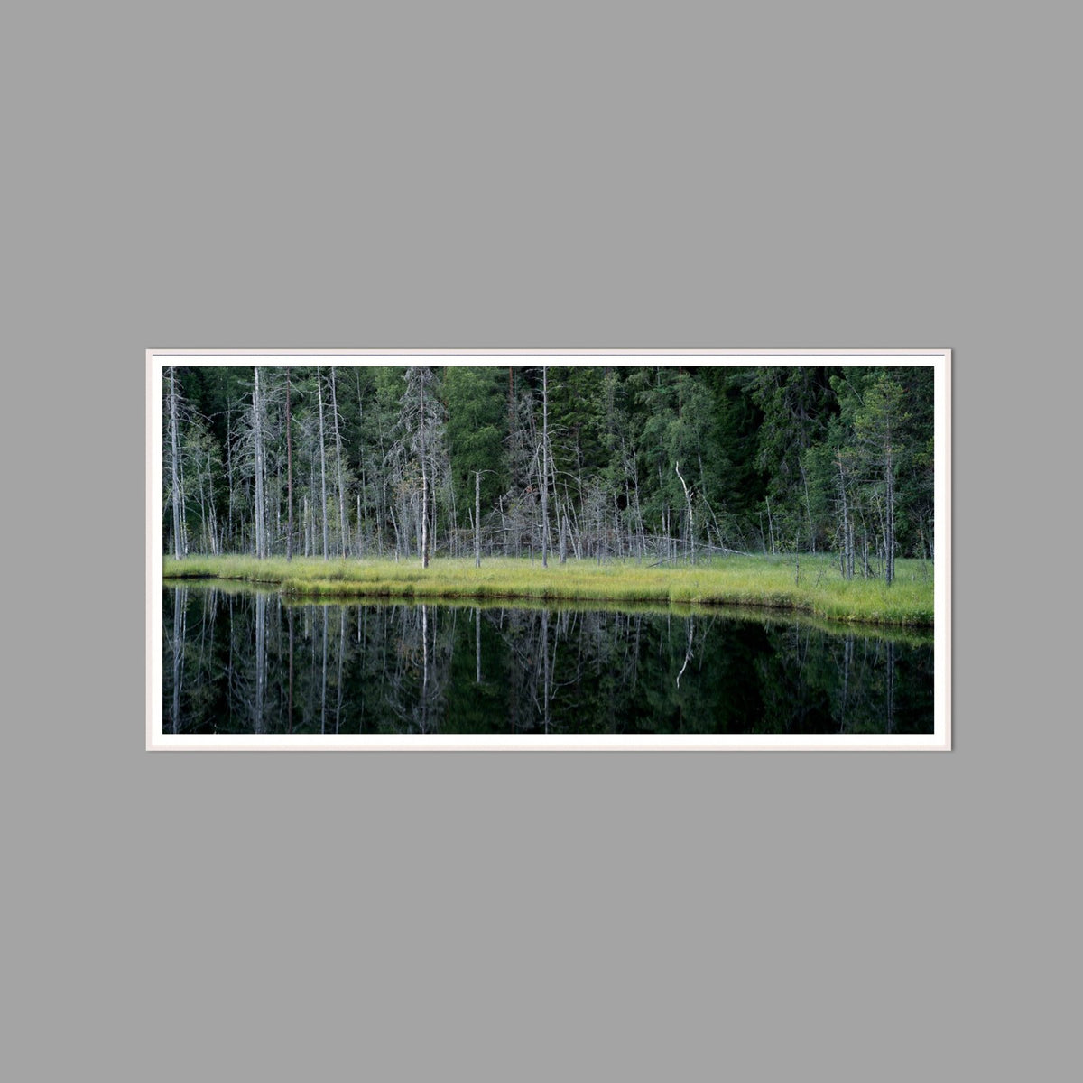 LED-Wandbild 60x120 cm quer – Seen & Flüsse