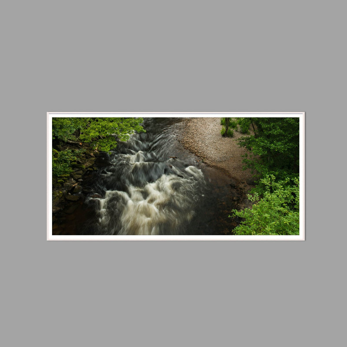 LED-Wandbild 60x120 cm quer – Seen & Flüsse