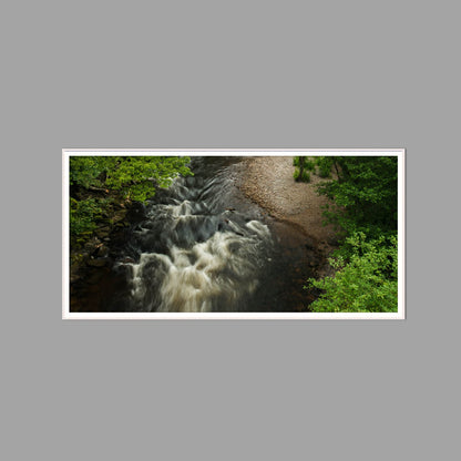 LED-Wandbild 60x120 cm quer – Seen & Flüsse