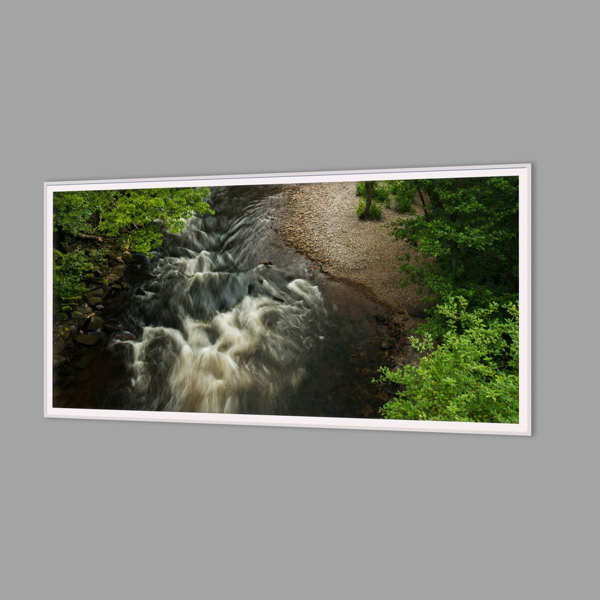 LED-Wandbild 60x120 cm quer – Seen & Flüsse
