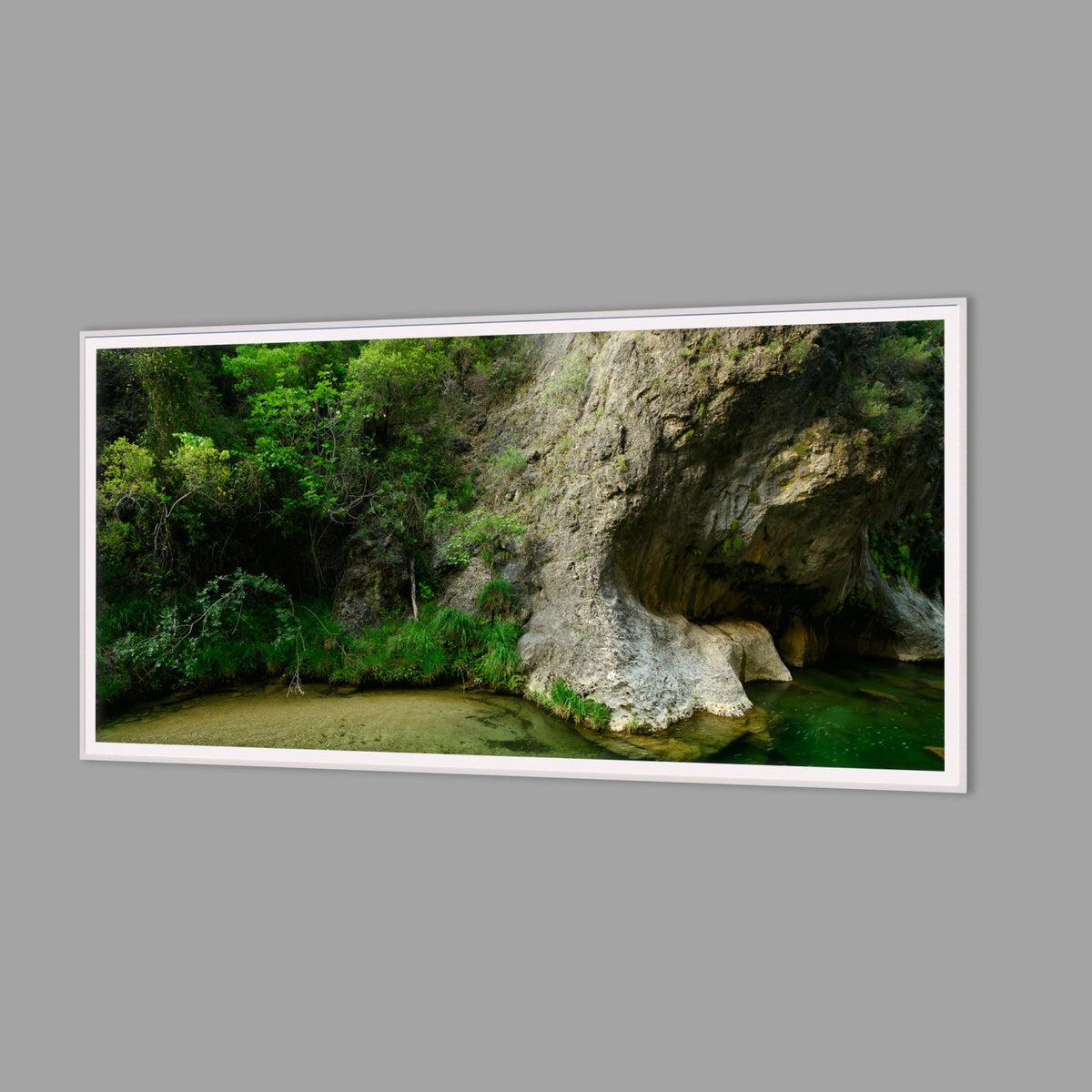 LED-Wandbild 60x120 cm quer – Seen & Flüsse