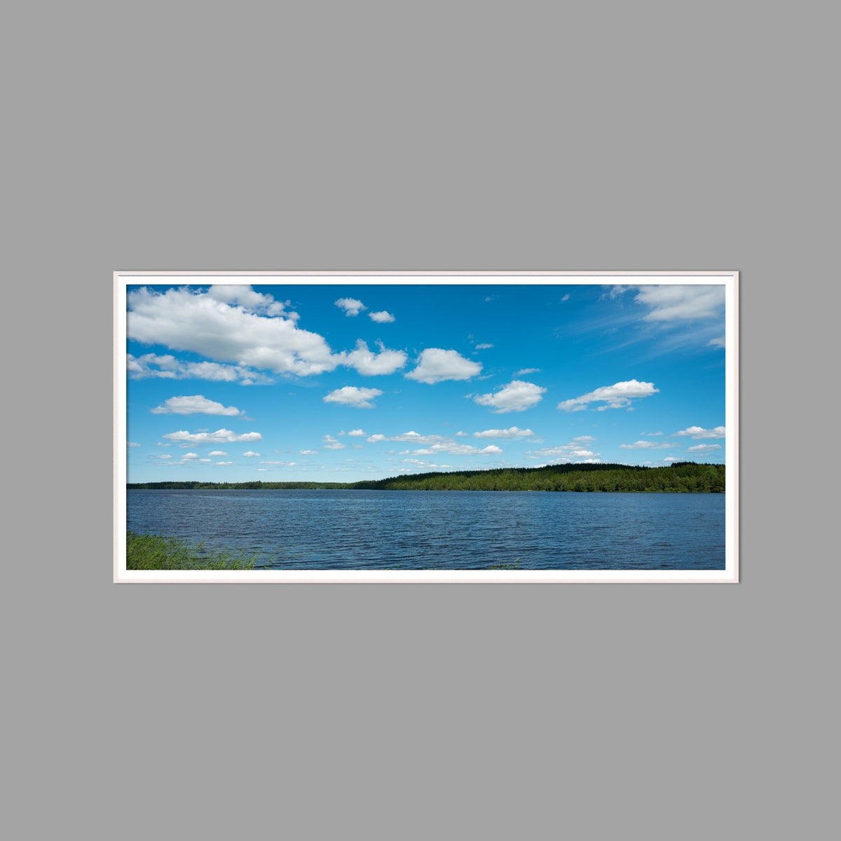 LED-Wandbild 60x120 cm quer – Seen & Flüsse
