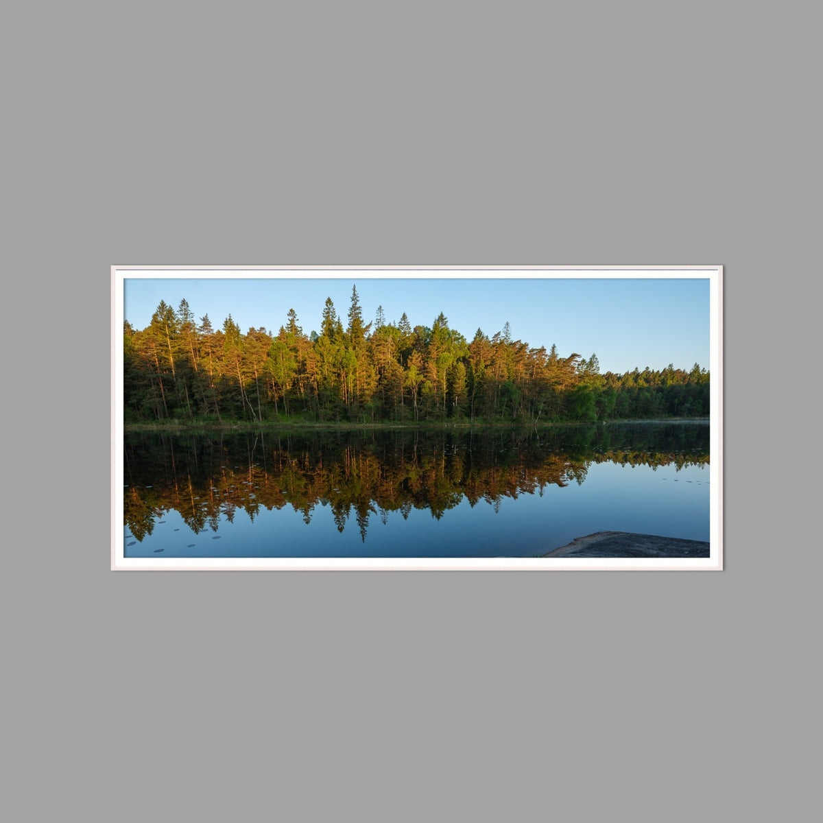 LED-Wandbild 60x120 cm quer – Seen & Flüsse