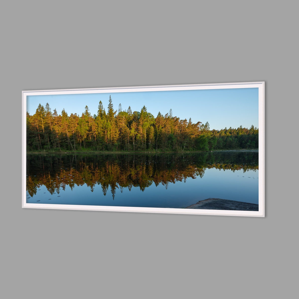 LED-Wandbild 60x120 cm quer – Seen & Flüsse