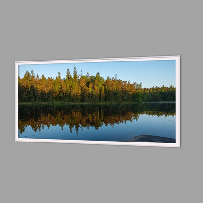LED-Wandbild 60x120 cm quer – Seen & Flüsse