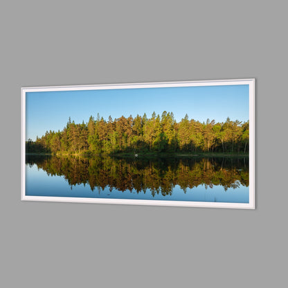 LED-Wandbild 60x120 cm quer – Seen & Flüsse