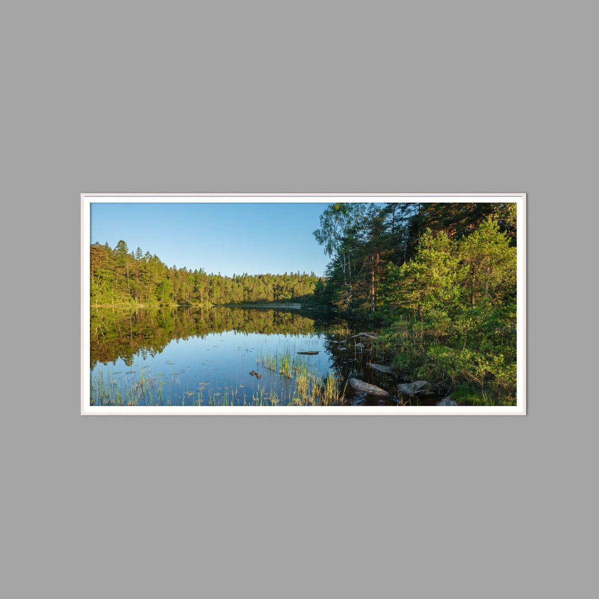 LED-Wandbild 60x120 cm quer – Seen & Flüsse