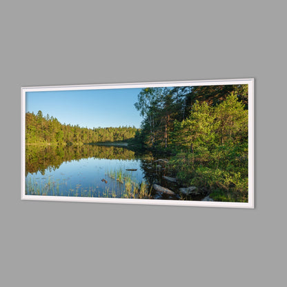 LED-Wandbild 60x120 cm quer – Seen & Flüsse
