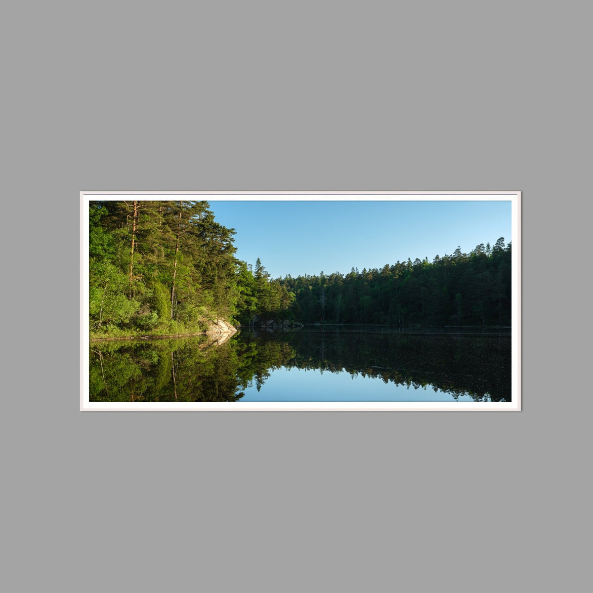 LED-Wandbild 60x120 cm quer – Seen & Flüsse