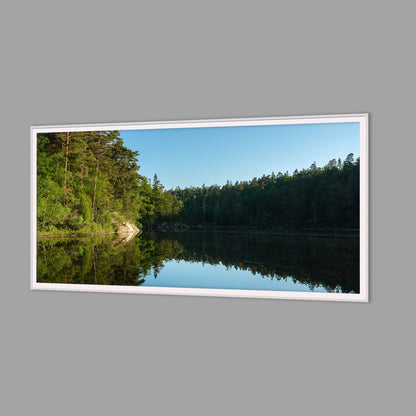 LED-Wandbild 60x120 cm quer – Seen & Flüsse