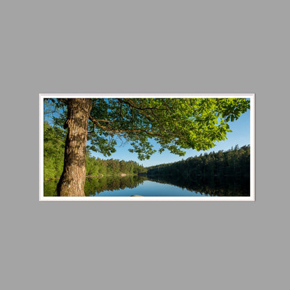 LED-Wandbild 60x120 cm quer – Seen & Flüsse