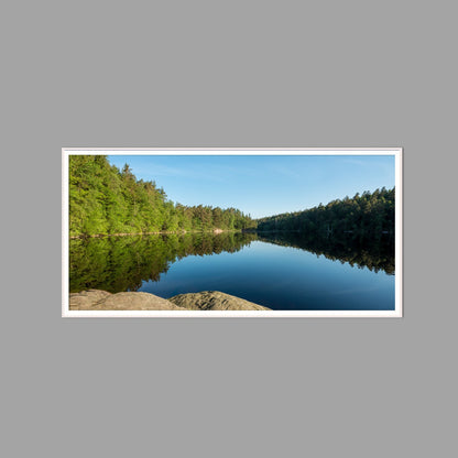 LED-Wandbild 60x120 cm quer – Seen & Flüsse