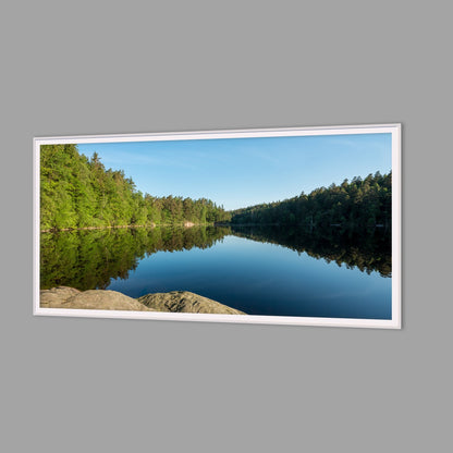 LED-Wandbild 60x120 cm quer – Seen & Flüsse