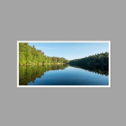 LED-Wandbild 60x120 cm quer – Seen & Flüsse