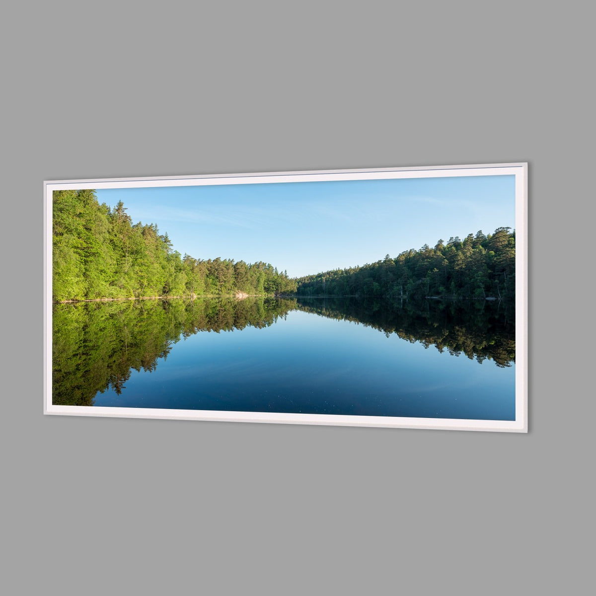LED-Wandbild 60x120 cm quer – Seen & Flüsse