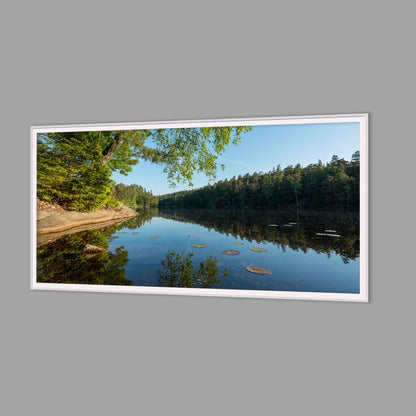 LED-Wandbild 60x120 cm quer – Seen & Flüsse