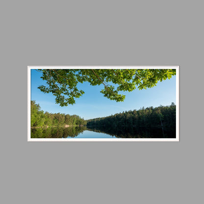 LED-Wandbild 60x120 cm quer – Seen & Flüsse