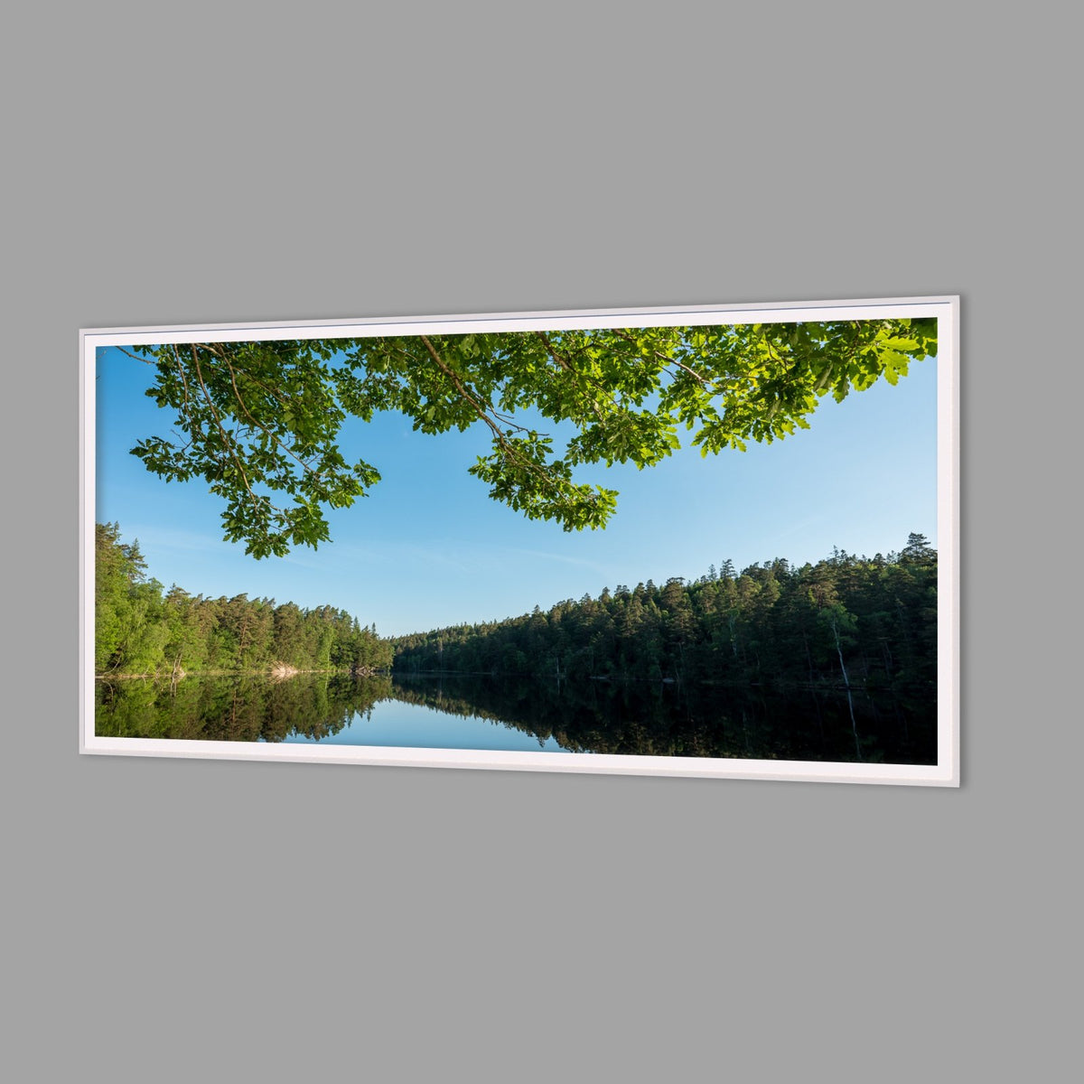 LED-Wandbild 60x120 cm quer – Seen & Flüsse