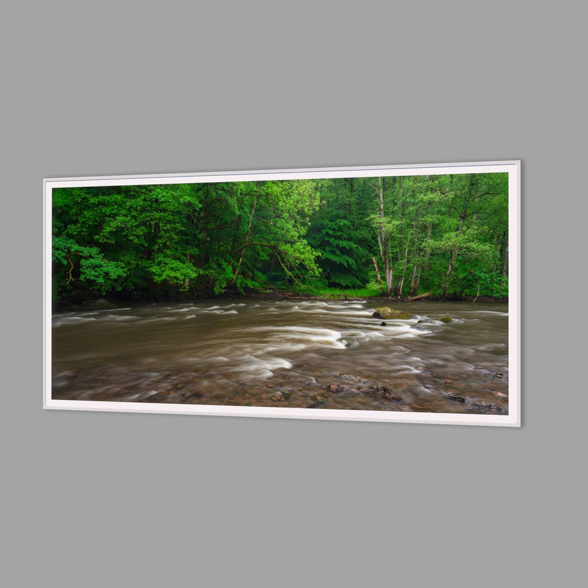 LED-Wandbild 60x120 cm quer – Seen & Flüsse