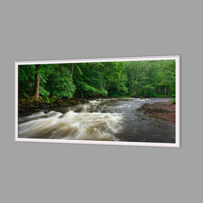 LED-Wandbild 60x120 cm quer – Seen & Flüsse