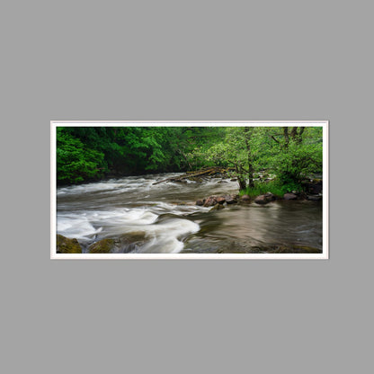 LED-Wandbild 60x120 cm quer – Seen & Flüsse