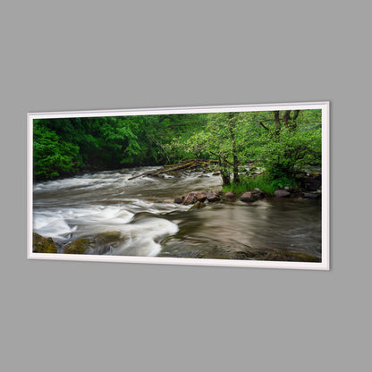 LED-Wandbild 60x120 cm quer – Seen & Flüsse
