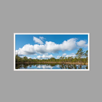 LED-Wandbild 60x120 cm quer – Seen & Flüsse