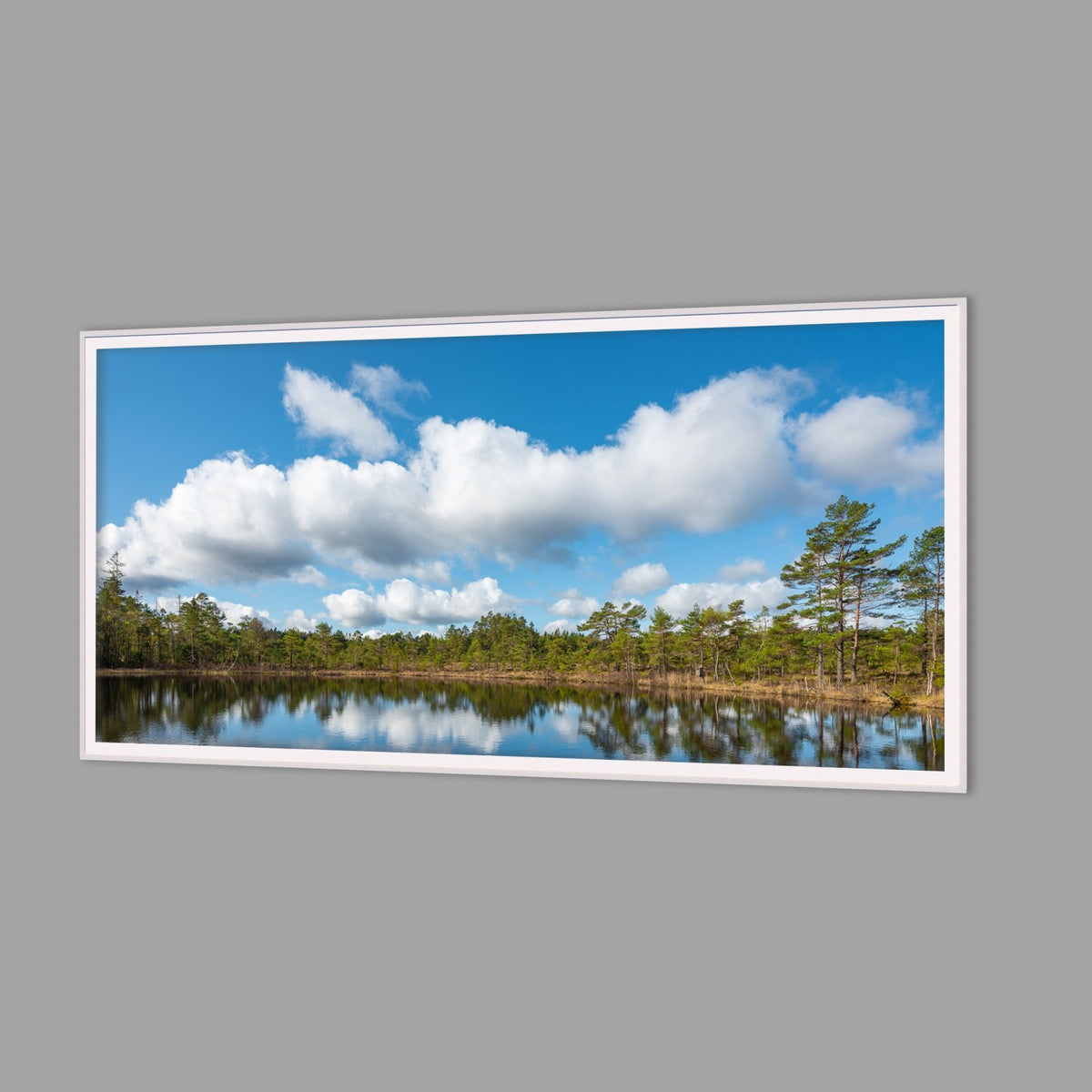 LED-Wandbild 60x120 cm quer – Seen & Flüsse