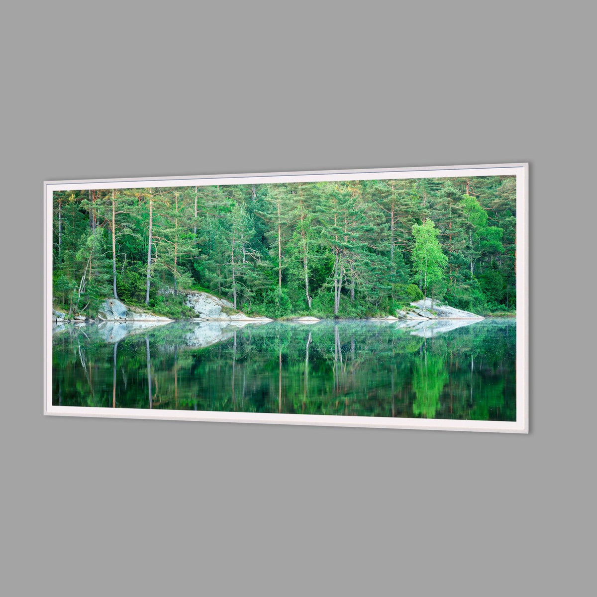 LED-Wandbild 60x120 cm quer – Seen & Flüsse