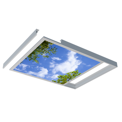 LED Deckenmotiv 62x62cm mit Aufbaurahmen